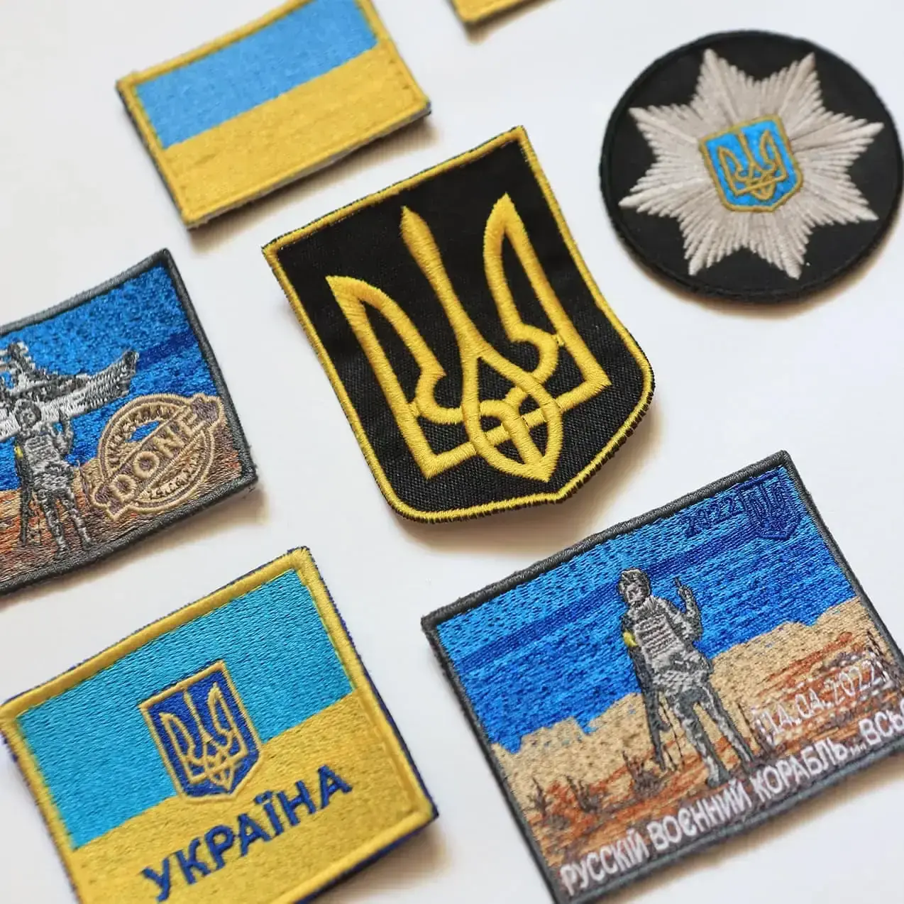 Приклади вишивки шевронів